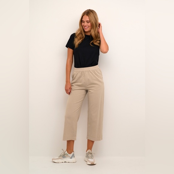 KAFFE KAnaya Culotte Pants | Size Large - Picture 2 of 9